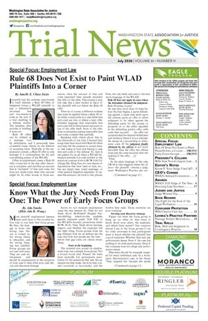 July/August 2026 Trial News